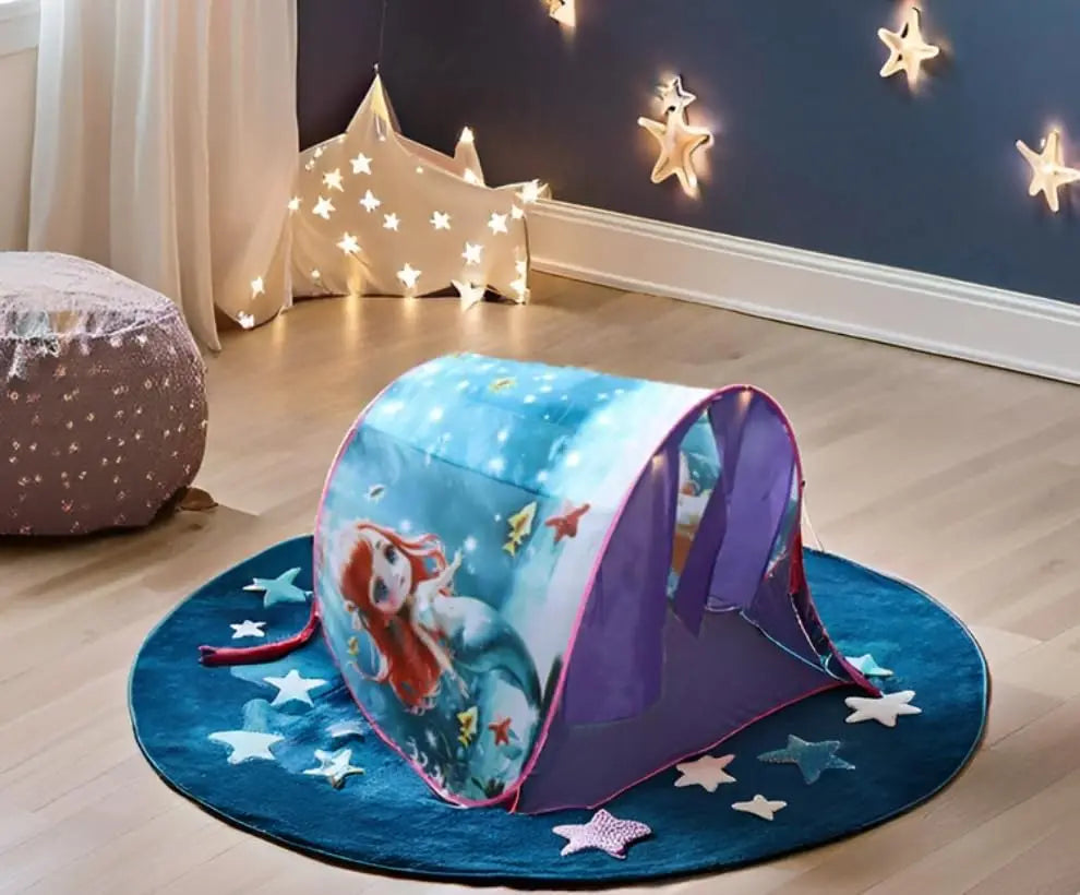 Dream Tent with Light Show for Kids | Foldable Bed Tent