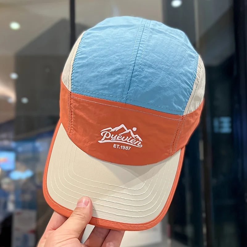 Summer Quick-Dry 5-Panel Baseball Cap | Breathable Sunshade Hat