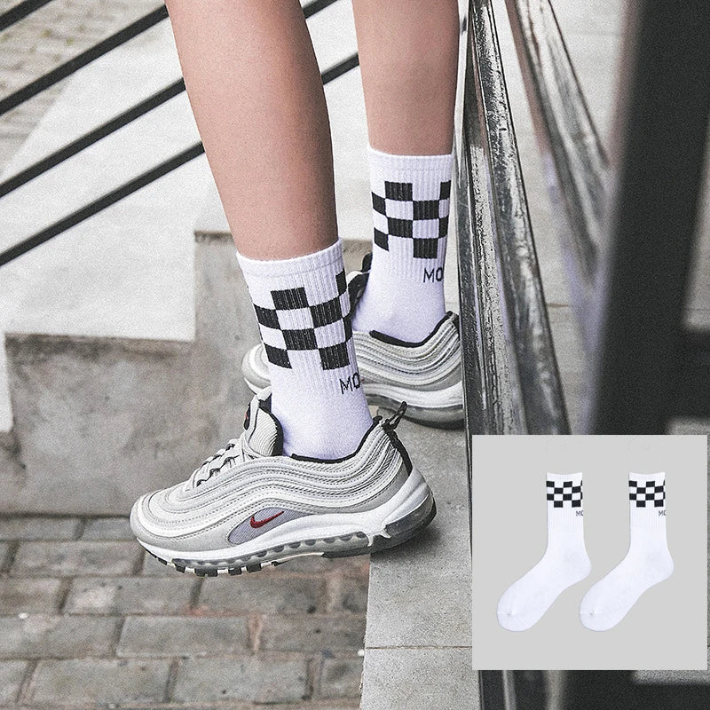 Cute Patterned Cotton Crew Socks for Women | Fun & Stylish Designs