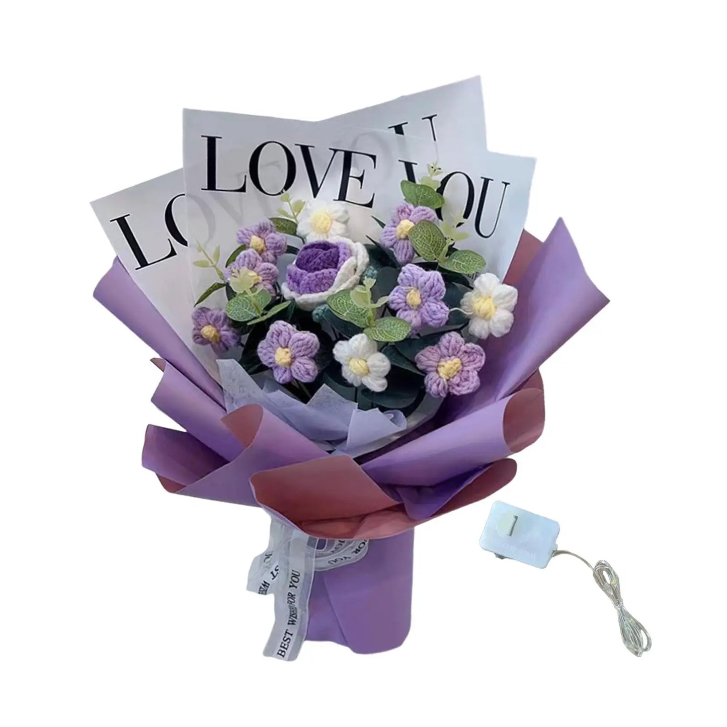 Crochet Flower Bouquet | Perfect Home Decoration & Gift