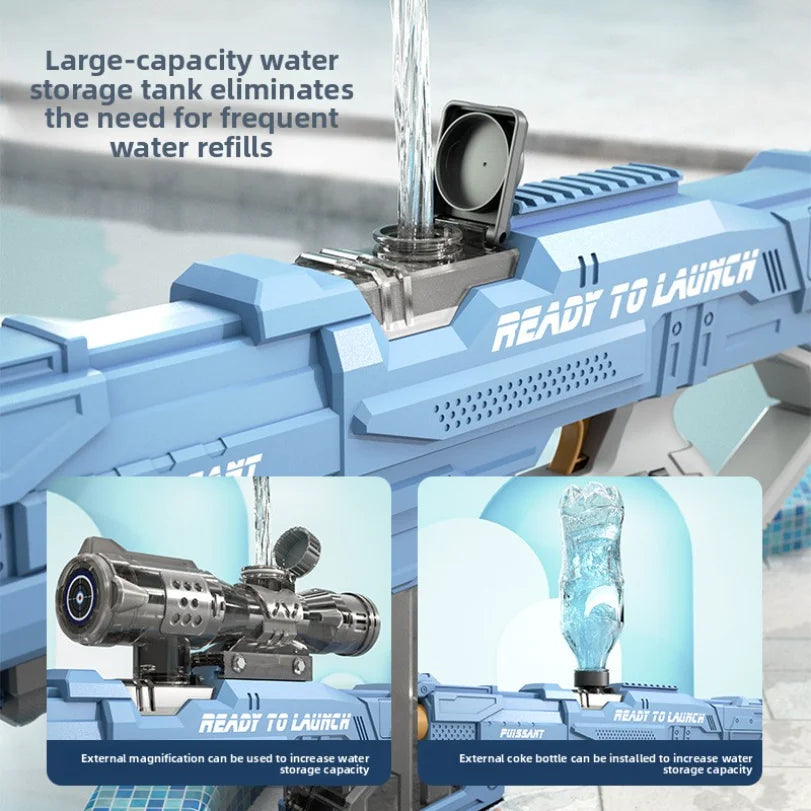 Electric High-Pressure Water Gun | Fun Water Play for All Ages