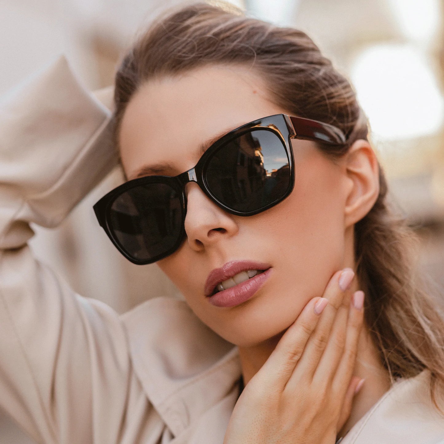 Stylish Butterfly Frame Polarized Sunglasses for Women | UV400 Protection