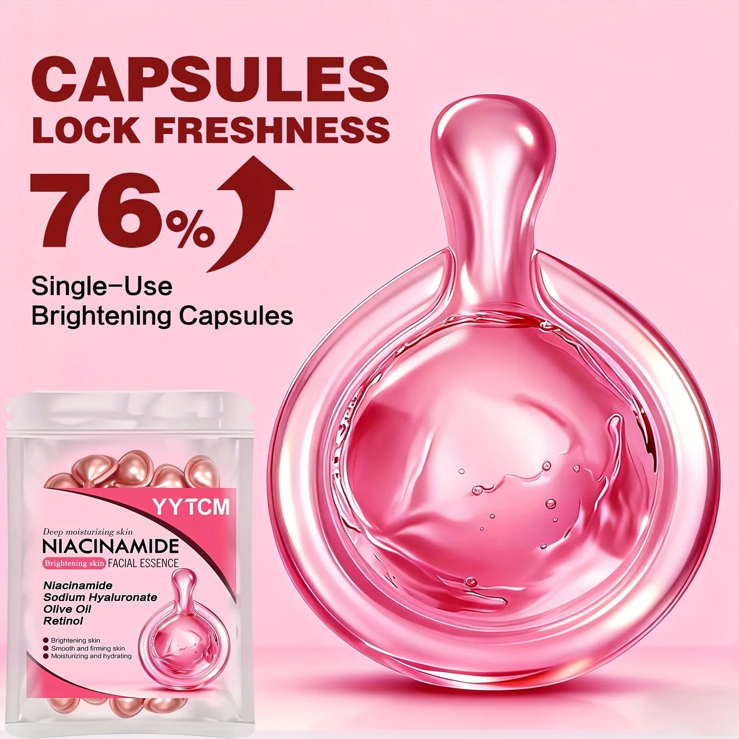 Niacinamide Facial Essence Capsules for Radiant Skin