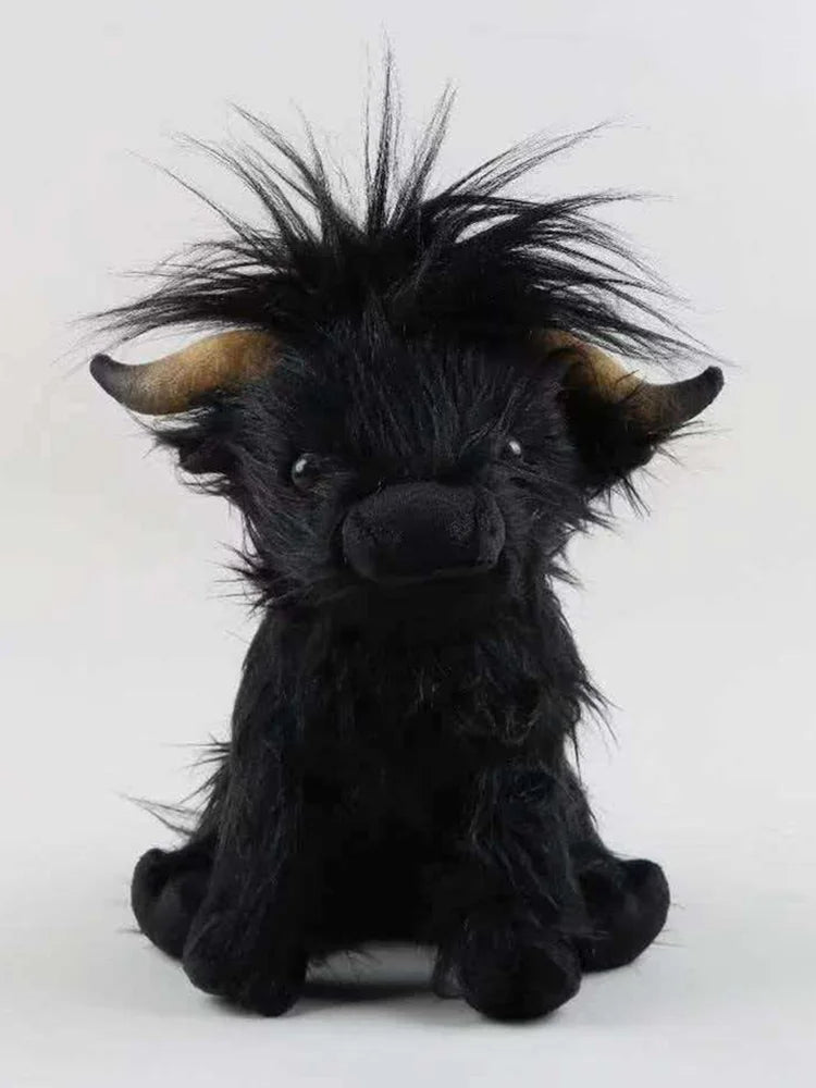 Funny Highland Cow Plush Toy | Soft Cuddly Stuffed Animal