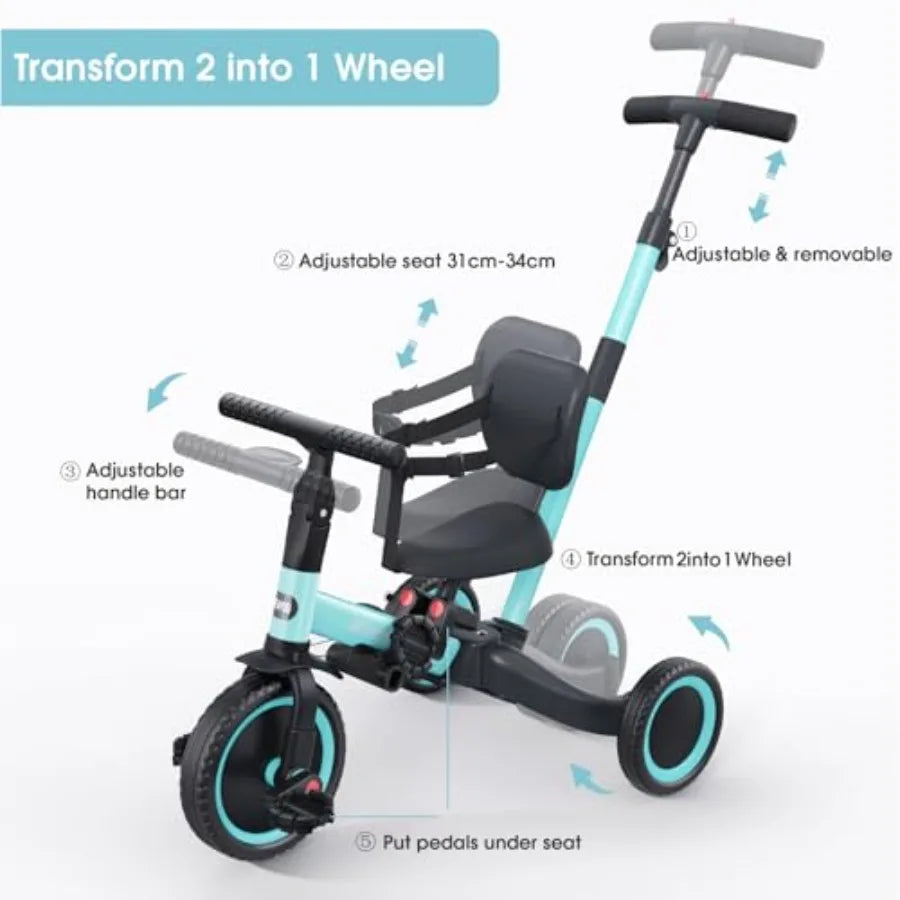 Blue Tricycle for Toddlers | Safe and Fun Bike for Kids
