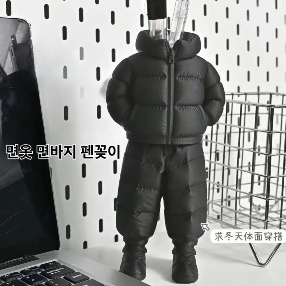 Cute Down Pants Design Pen Holder | Creative 3D Printed Organizer