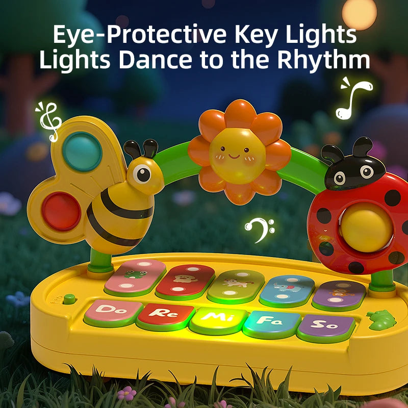 Interactive Baby Piano Toy | Light Up Musical Keyboard for Toddlers