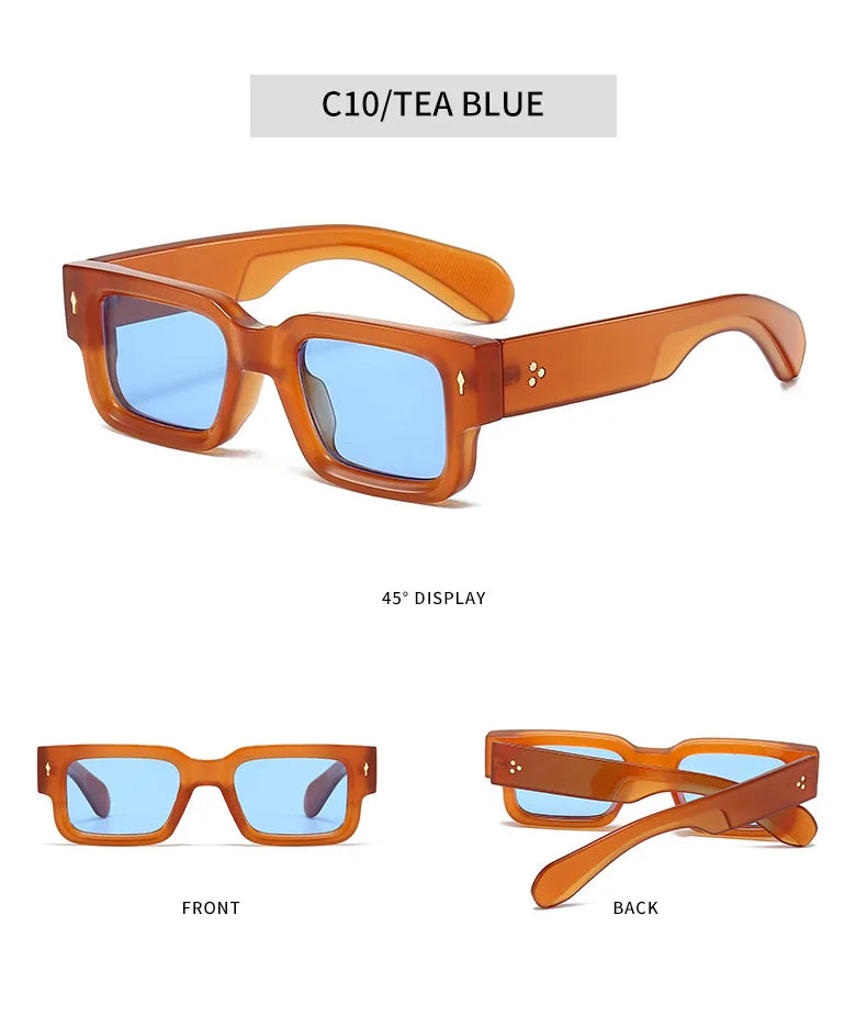 Stylish Small Square Sunglasses for Men & Women | UV400 Protection