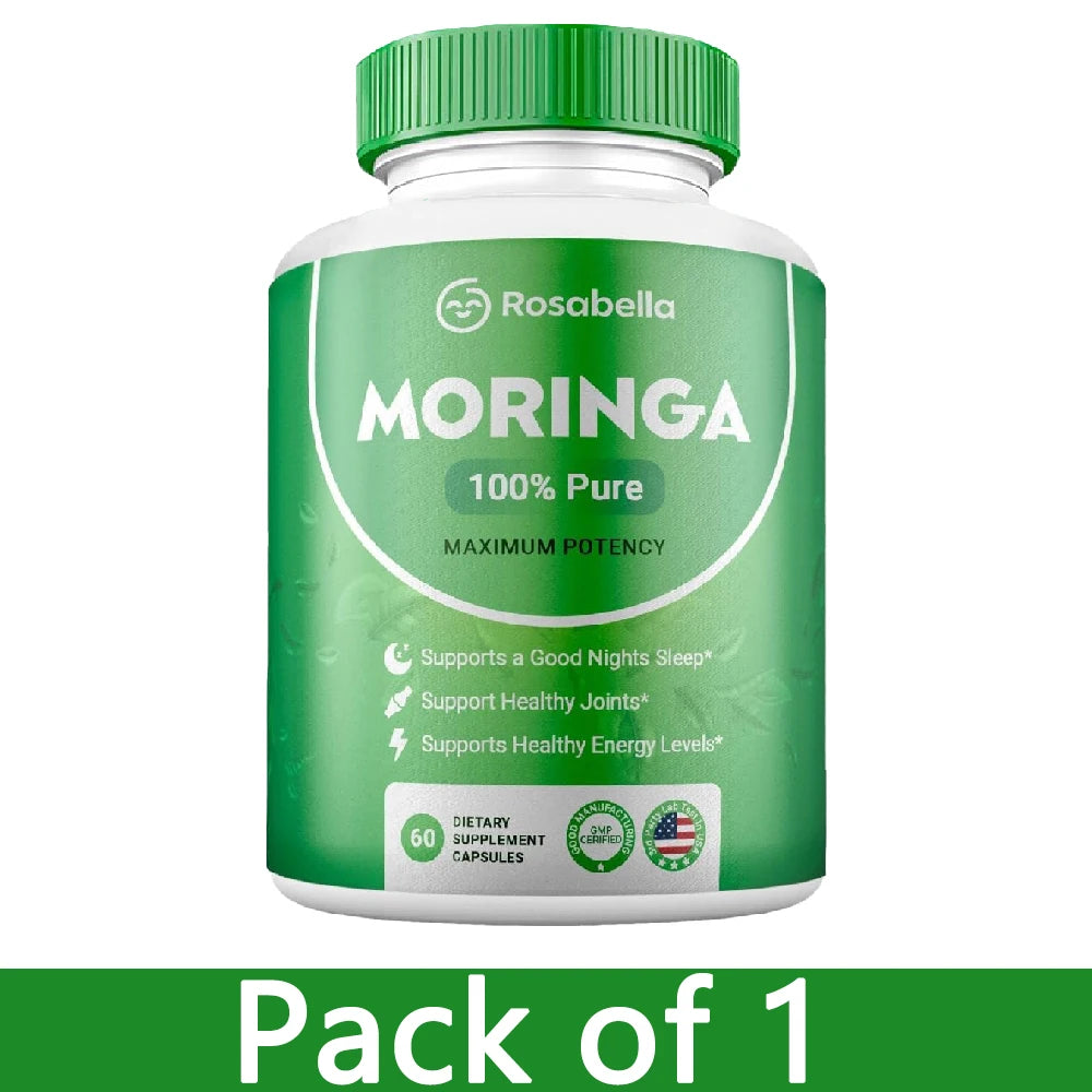 Moringa Capsules - Natural Energy & Immune Support Supplement