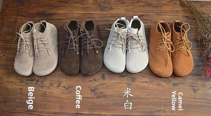 Handmade Genuine Leather High Top Women's Shoes | Stylish Casual Footwear