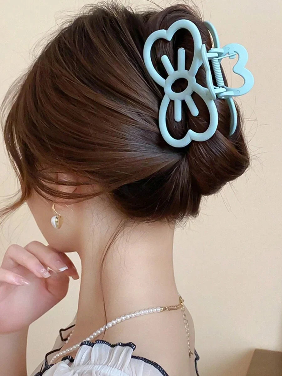 Candy Color Cat Bow Hair Clip | Stylish Hair Claw for Girls