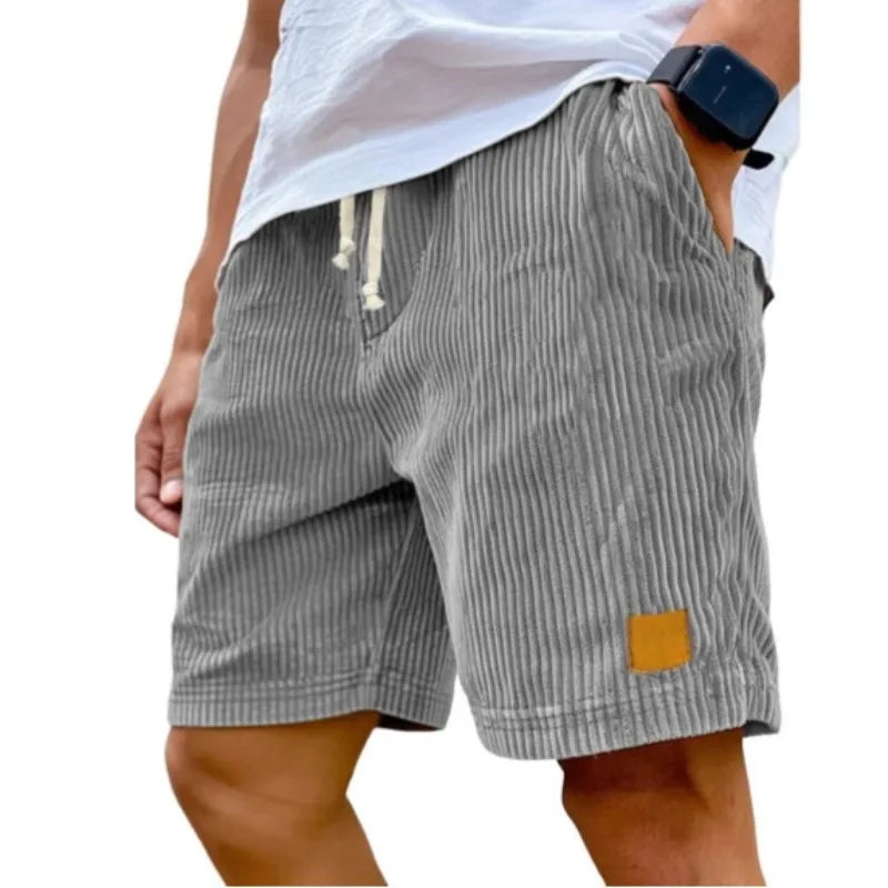 Men's Retro Corduroy Casual Shorts | Stylish Summer Essential