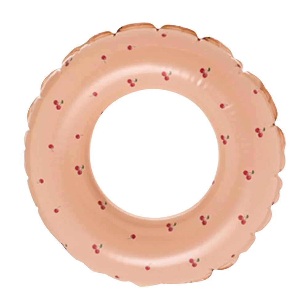 Classic Striped Inflatable Swimming Ring | Perfect Pool Float
