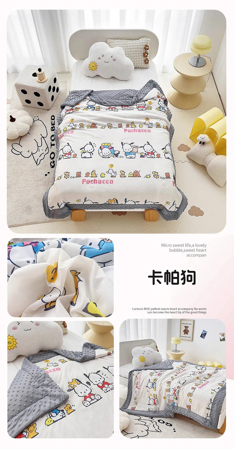 Cartoon Summer Quilt for Kids | Cooling Sensation Blanket