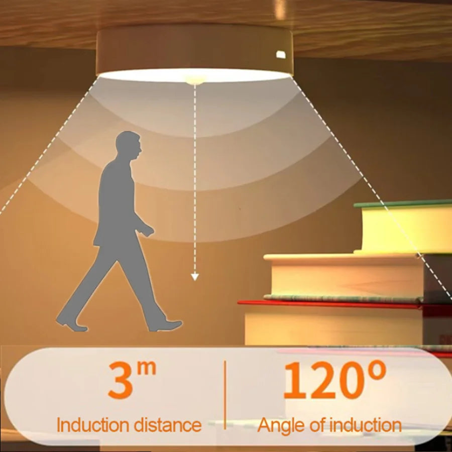 Rechargeable Motion Sensor LED Night Light for Home Use