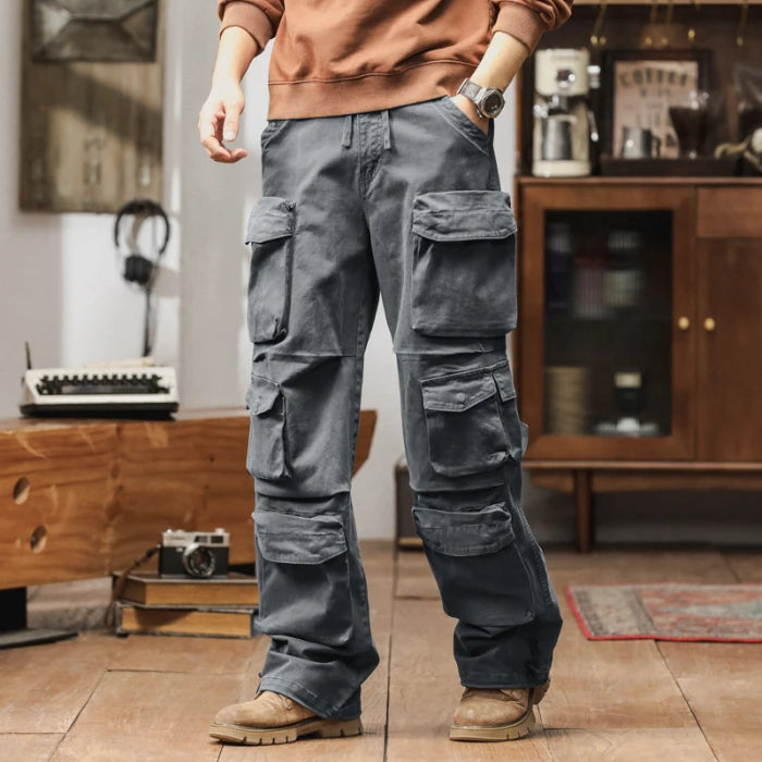 Versatile Men's Cargo Jogger Pants for Outdoor Adventures