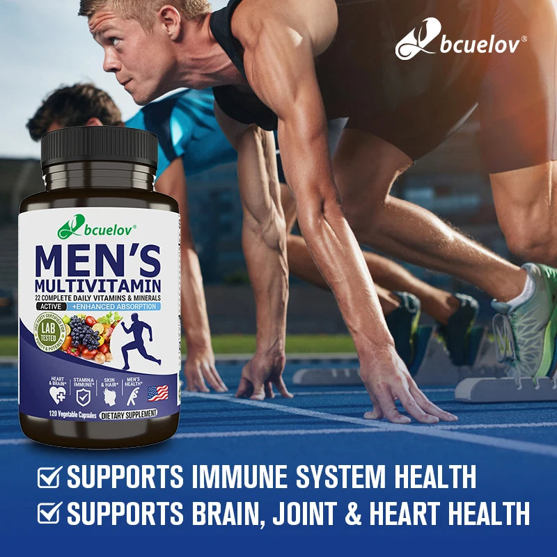 Men’s Complete Multivitamin & Multimineral Supplement | 120 Capsules