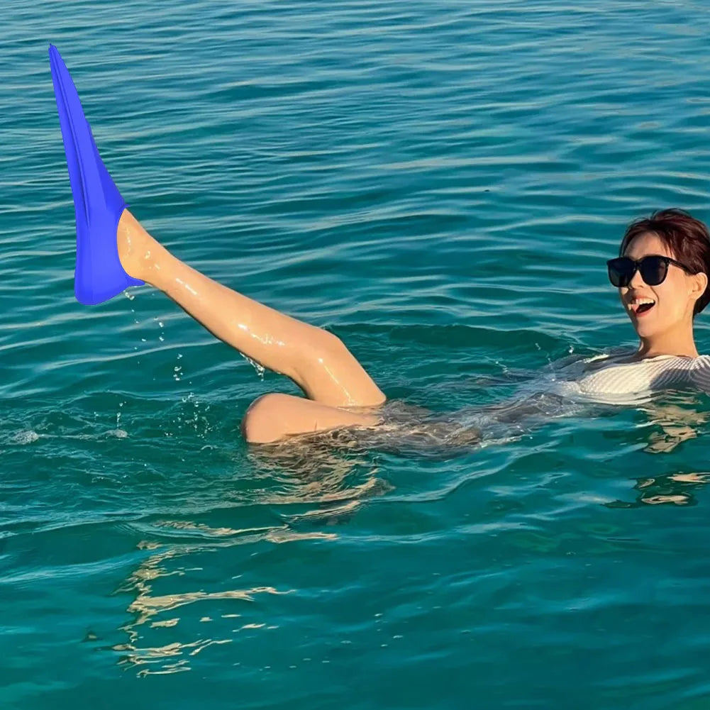 Silicone Swimming Fins for Training | Short Non-Slip Swim Fins