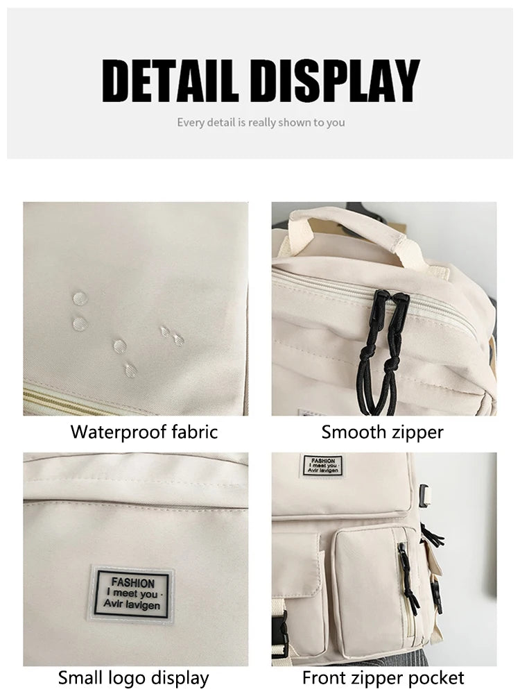 Universal Large-Capacity Nylon Computer Backpack | Stylish & Functional