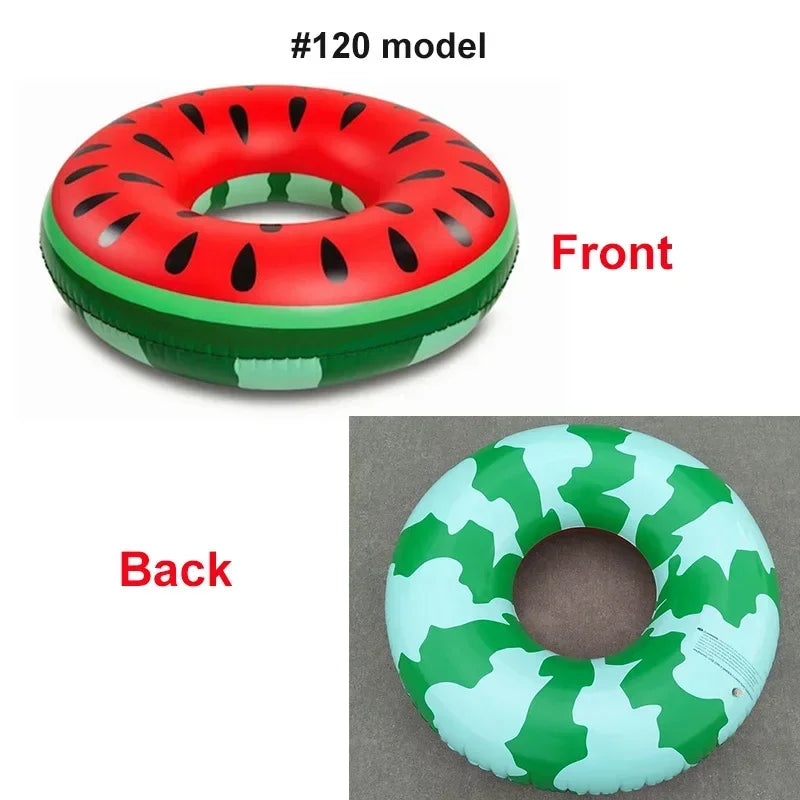 Watermelon Pool Floats | Fun Inflatable Swimming Ring for All Ages