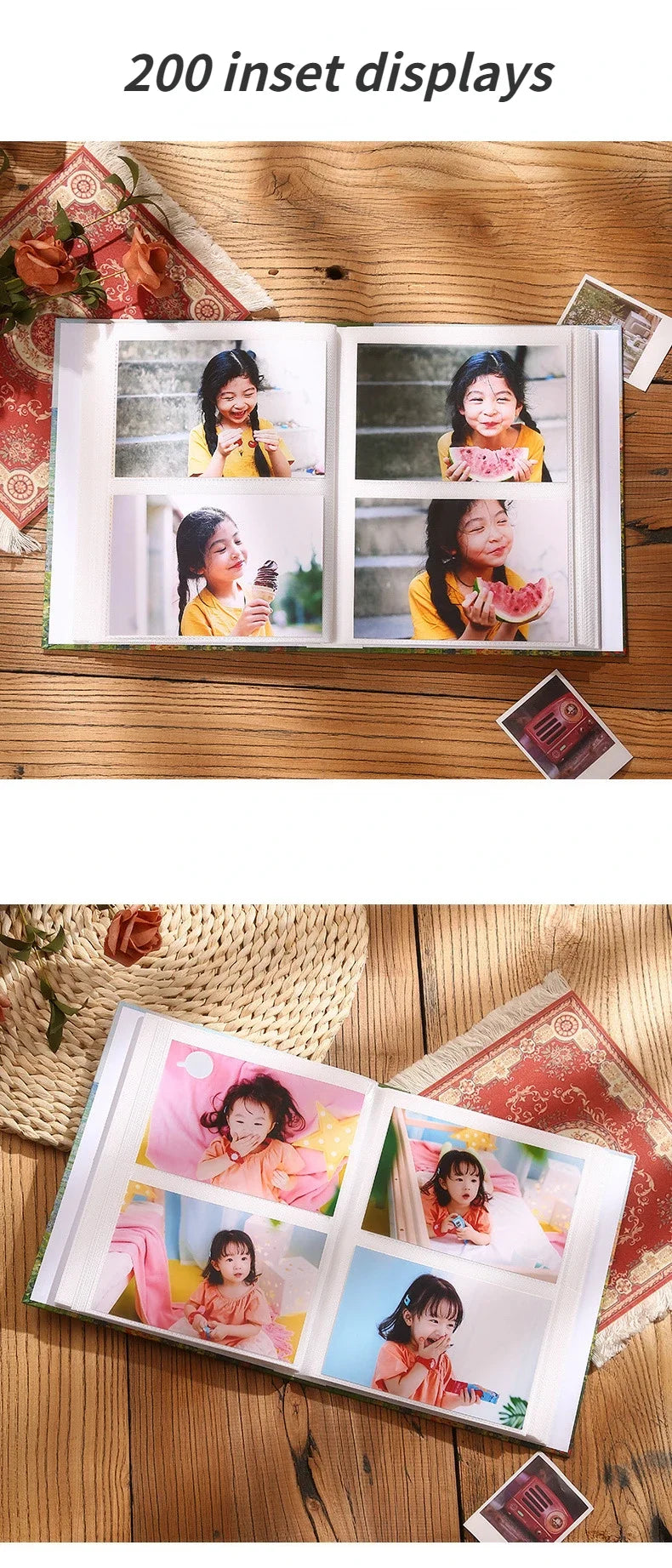 Large Capacity Family Photo Album | Baby Growth & Memories Book