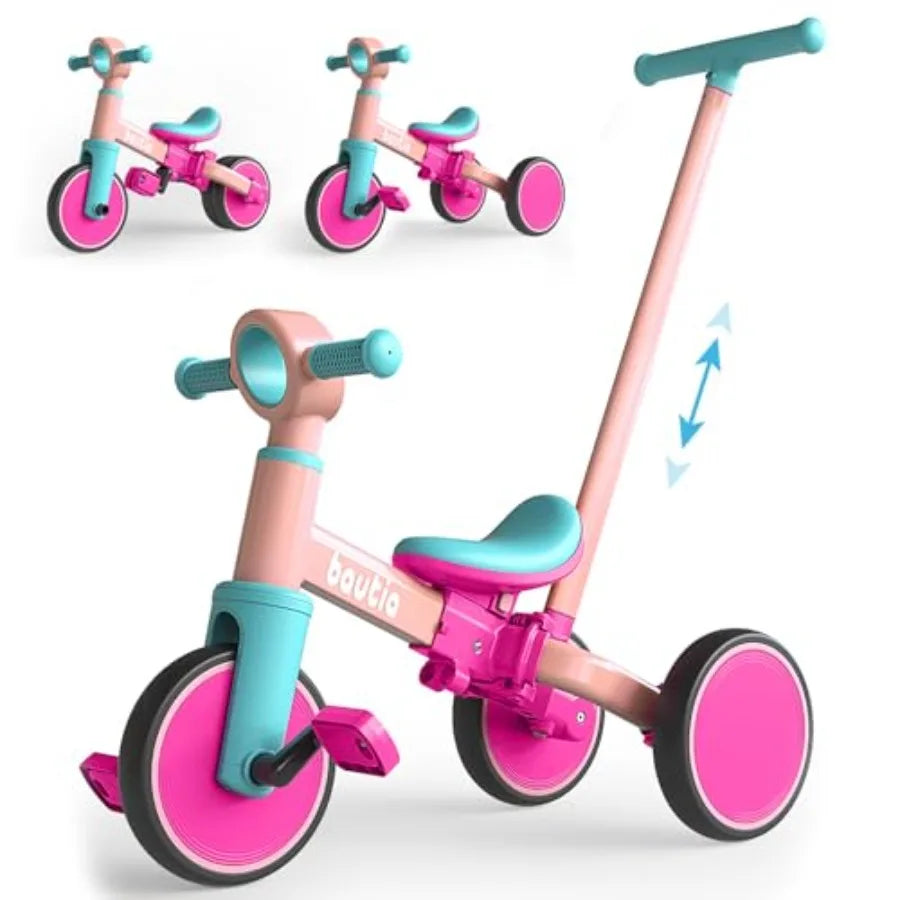 5-in-1 Tricycle with Push Handle for Toddlers | Perfect Adventure