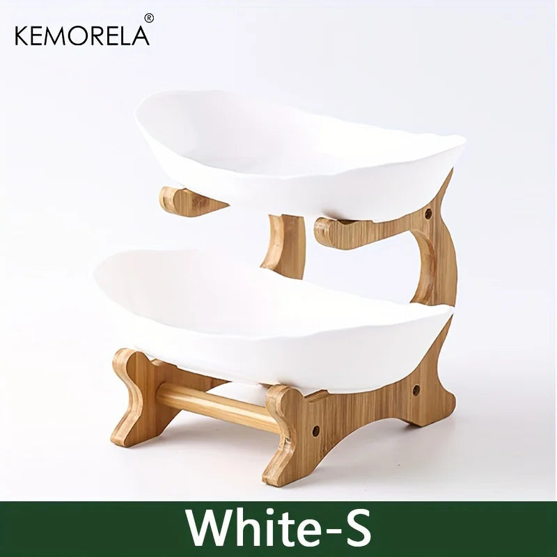 Modern 2/3 Layer Fruit Plate | Stylish Snack Dish & Cake Stand