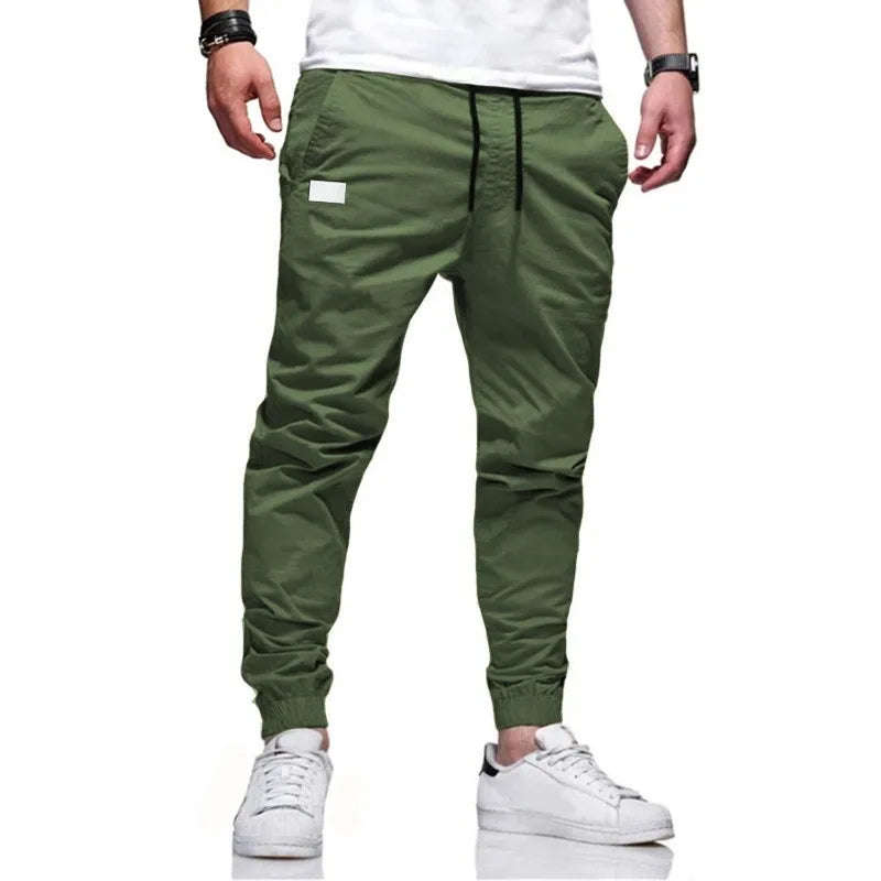 Men's Casual Cargo Sweatpants | Multi-Pocket Jogger Trousers