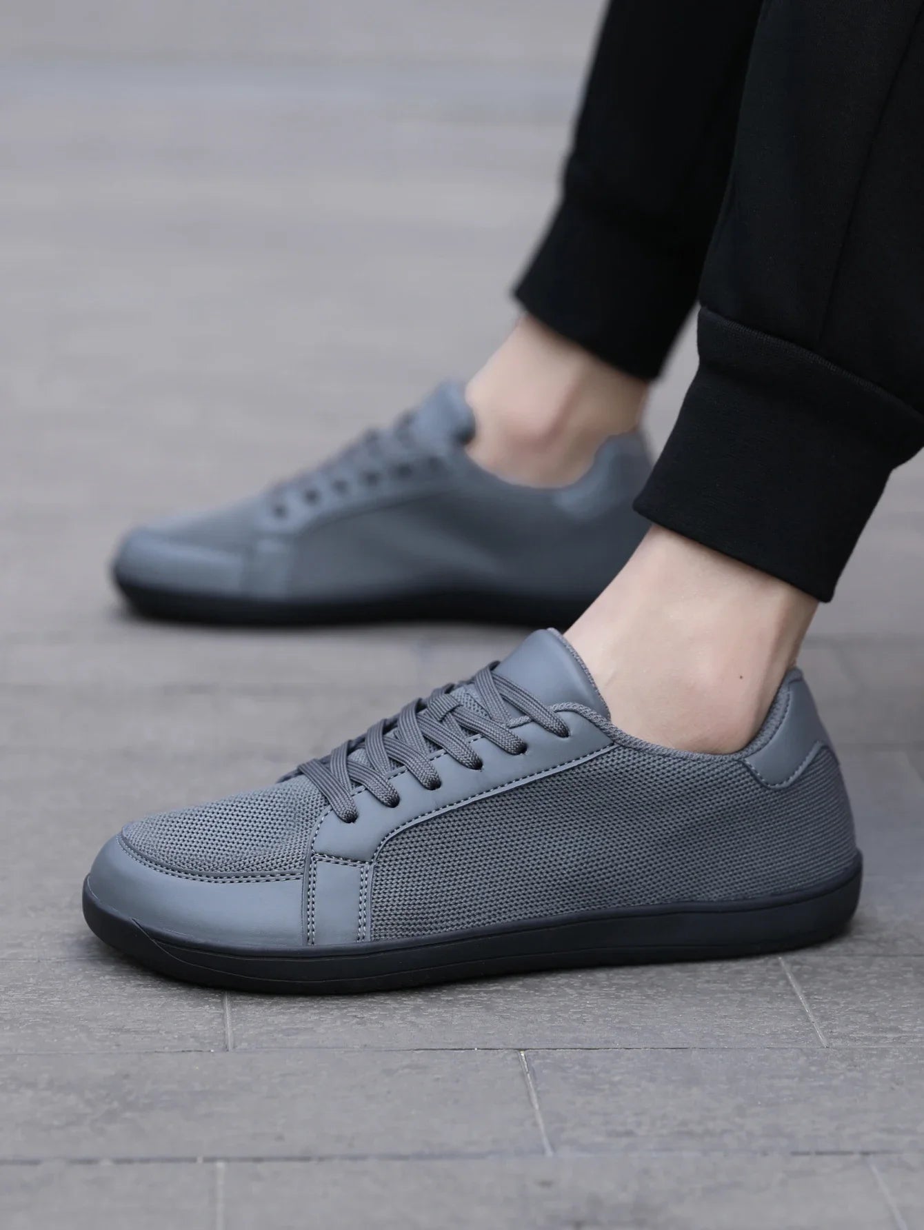Men's Barefoot Wide Toe Box Walking Shoes Extra Width Minimalist Shoes Breathable Zero Drop Comfortable Shoes Fashion Sneakers