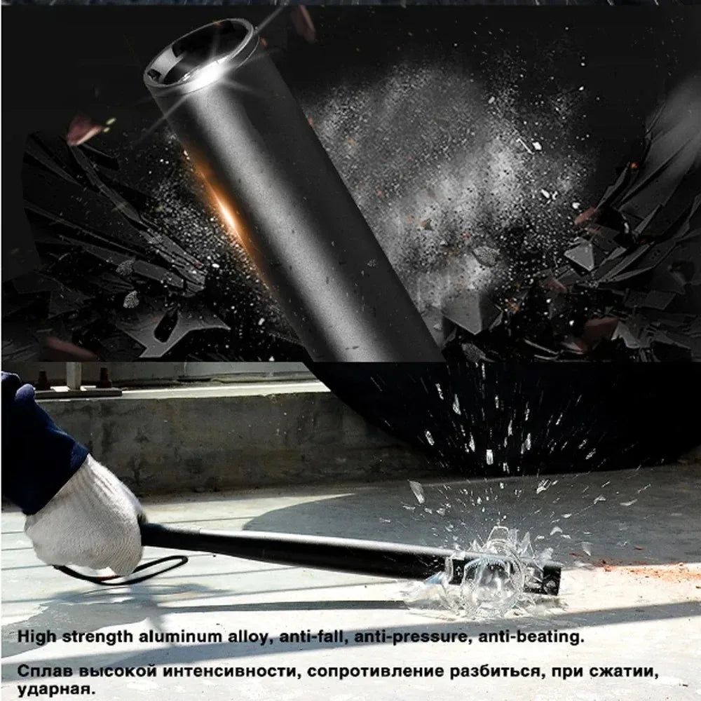 Super Bright Waterproof Aluminium Alloy Baseball Bat Flashlight