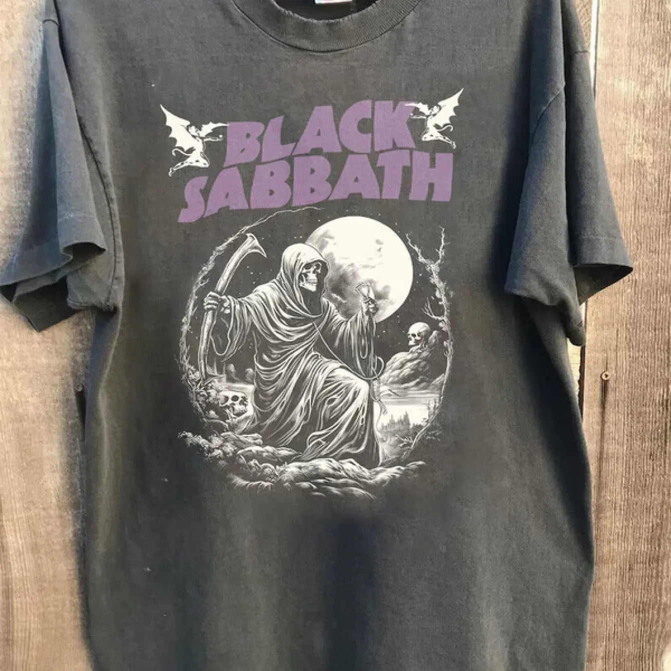 Vintage Black Heavy Metal Band T-Shirt | Unisex Fashion Top