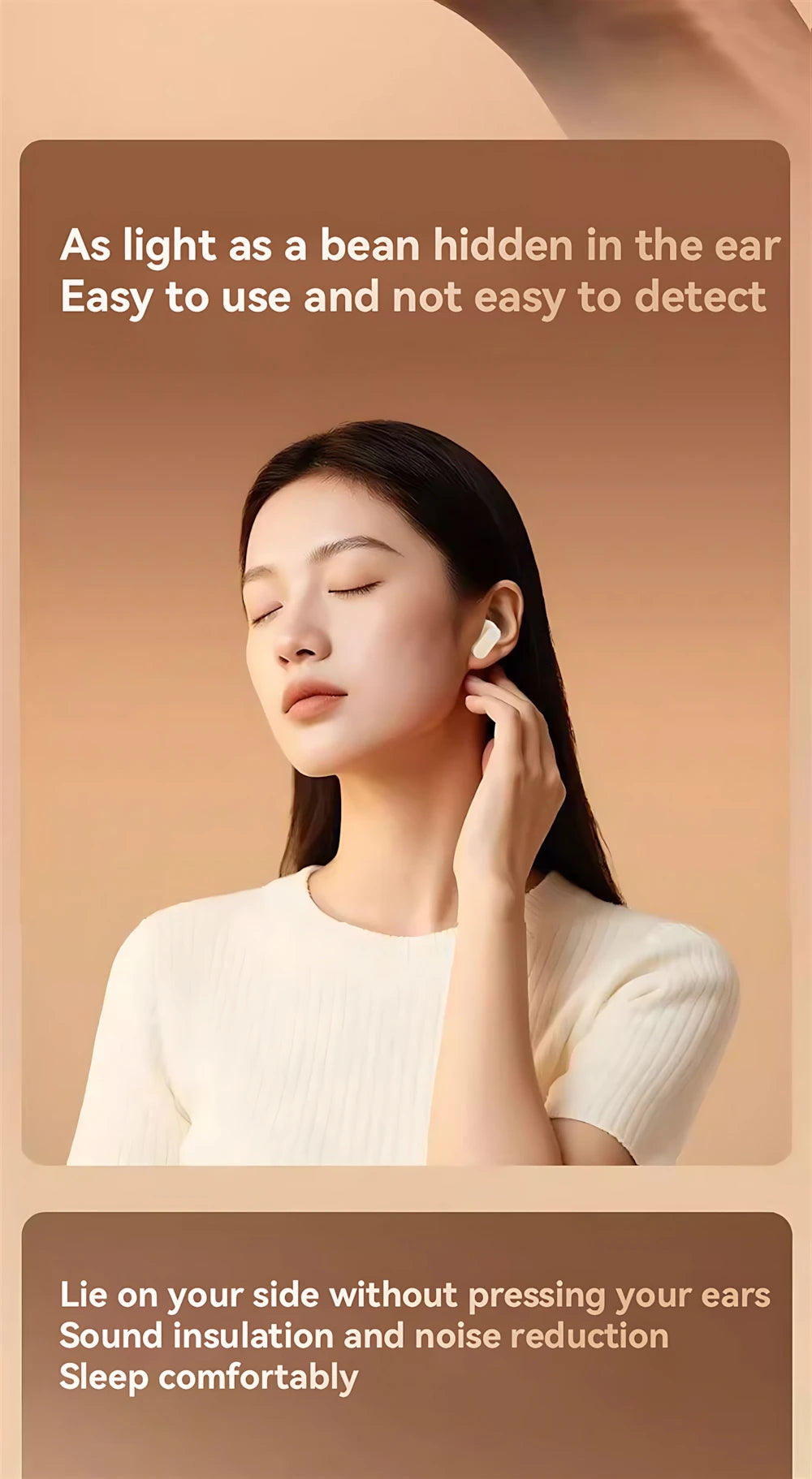 Wireless Earphones Open In-ear Type HIFI Bass 2in1 Bluetooth Headset High-definition Electric Quantity Digital Display Earplugs