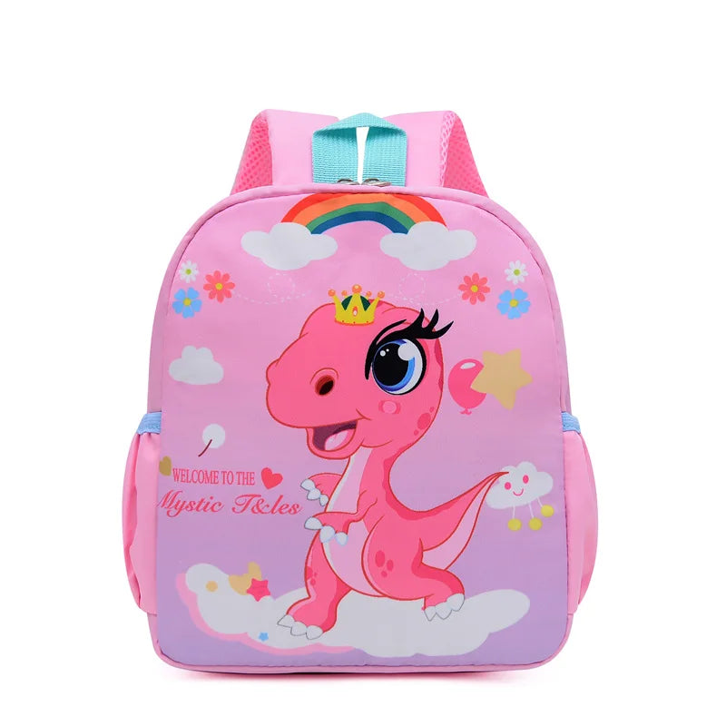Cute Cartoon Dinosaur Baby Backpack | Adjustable Kids Schoolbag