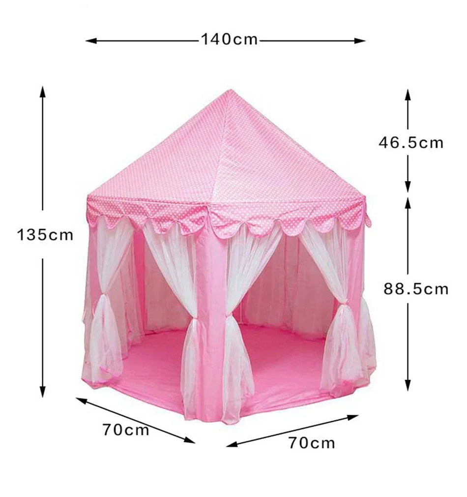 Portable Kids Toy Tipi Tent | Charming Pink Playhouse for Girls