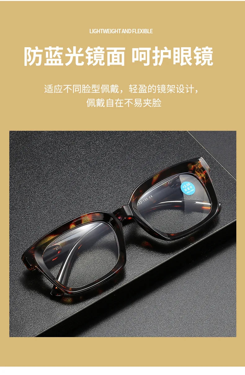 New Reading Glasses Men women Anti Blue Light Presbyopia Eyeglasses Antifatigue Computer Eyewear with +1.5 +2.0 +2.5 +3.0 +3.5