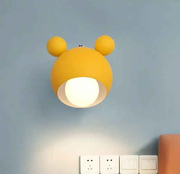 Nordic Mickey Wall Lamp | Lovely Children's Room Lighting