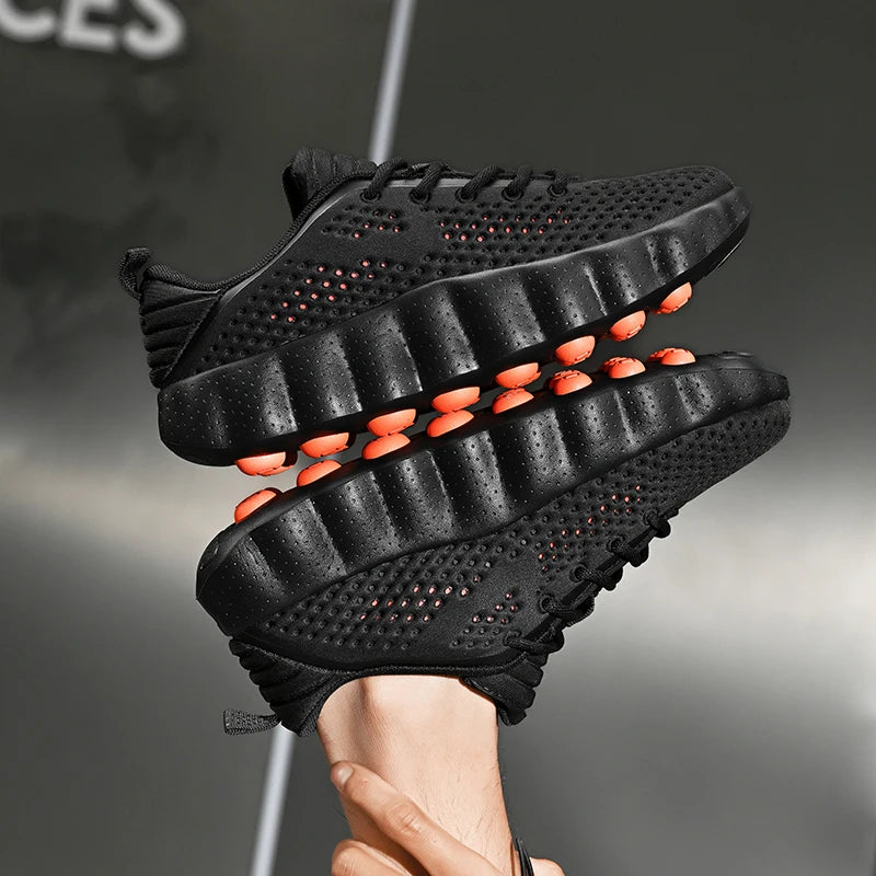 Men's Casual Thick Sole Sneakers | Breathable Summer Walking Shoes