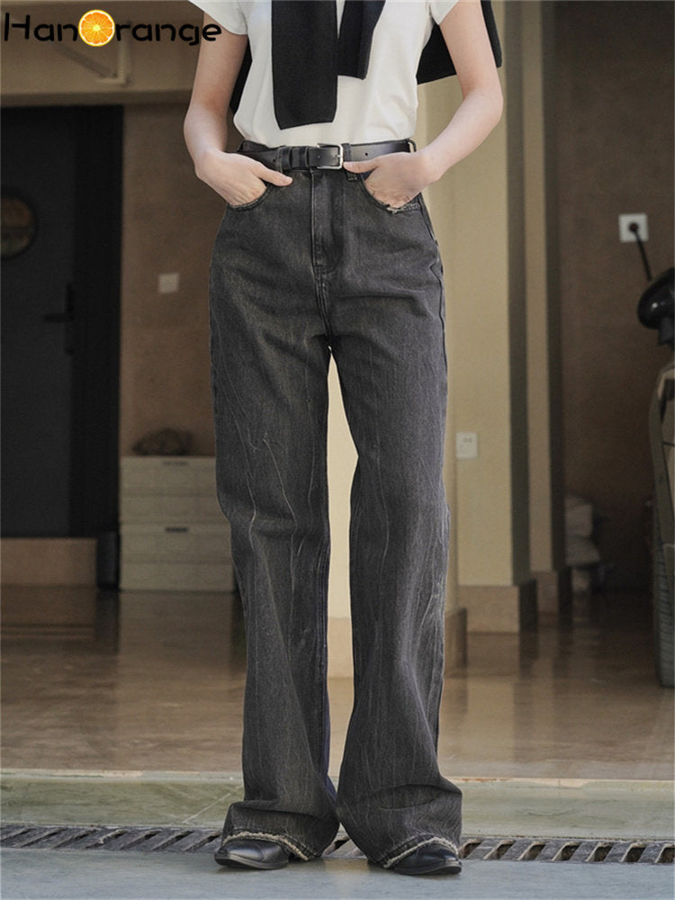 High Waist Retro Jeans for Women | Stylish Elastic Denim Pants
