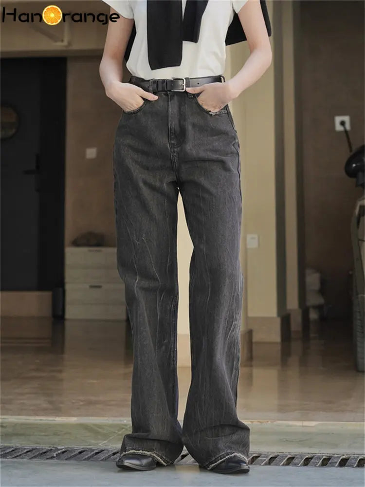 High Waist Retro Jeans for Women | Stylish Elastic Denim Pants