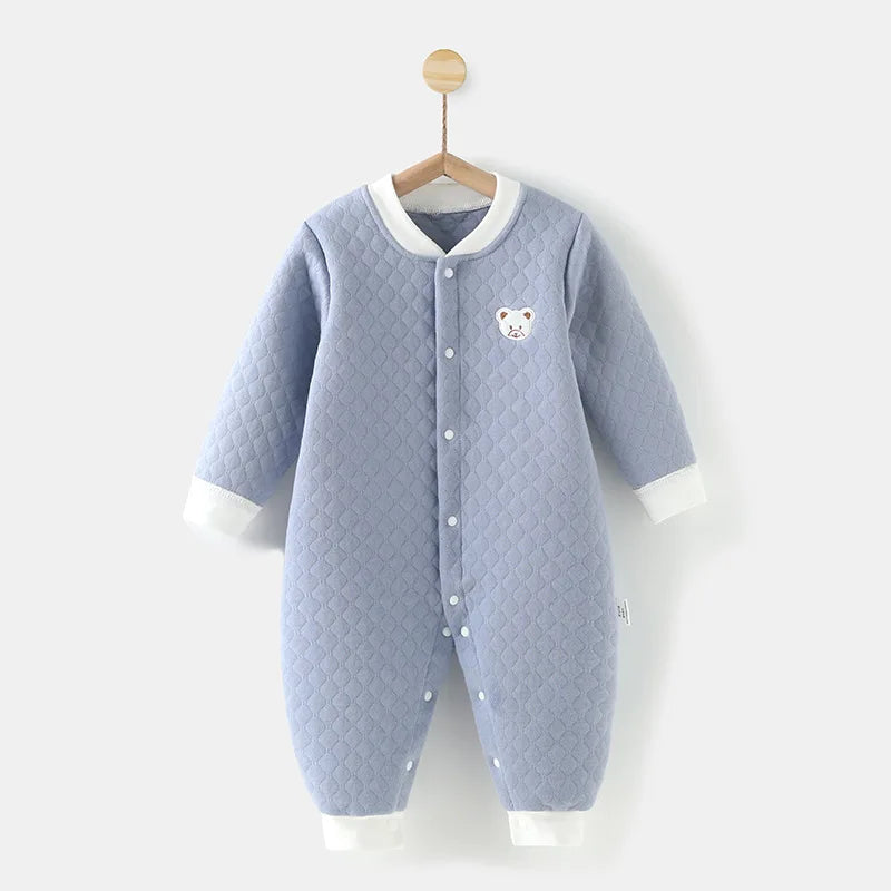 Infant Autumn Winter Romper Suit | Cozy Cotton One-Piece Outfit