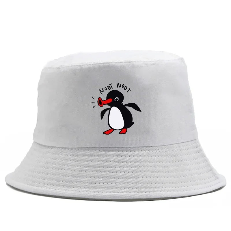 Reversible Summer Penguin Bucket Hat for Men & Women | Sun Protection