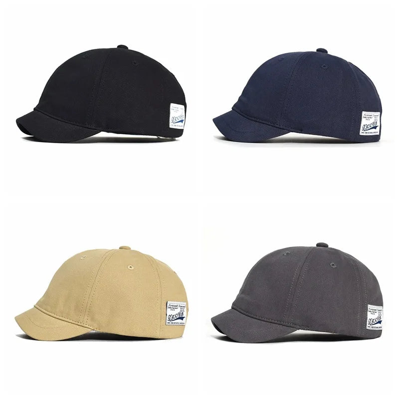 Unisex Fashion Short Brim Cotton Baseball Cap | Casual Dad Hat