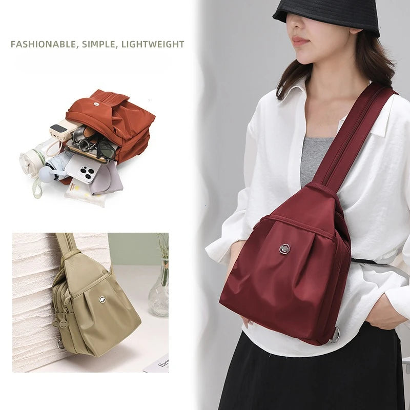 Large-Capacity Crossbody Chest Bag | Versatile Portable Backpack