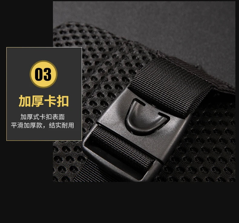 Ultra-Small Men's Sports Chest Bag | Multi-Function Waist Messenger