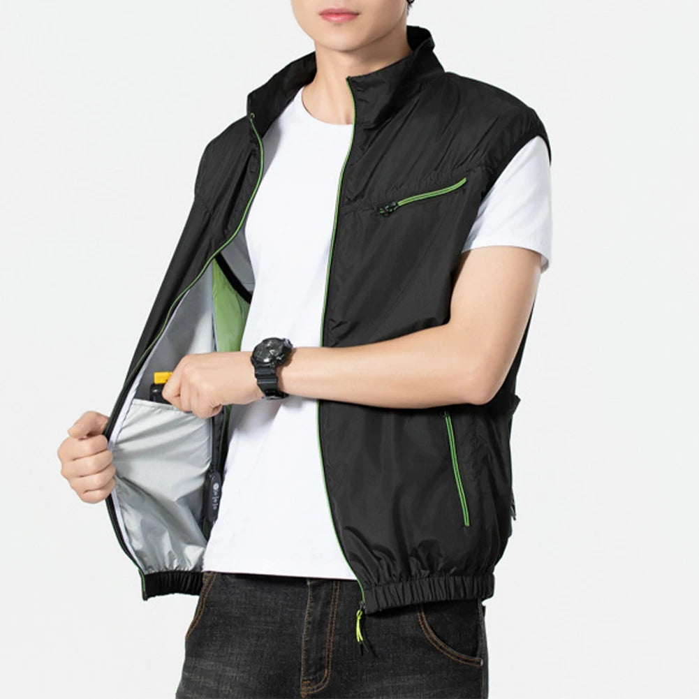 Cooling Fan Vest for Summer | Breathable Heat Resistant Jacket