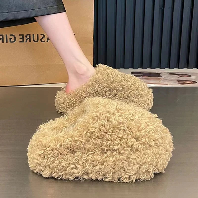 Warm Plush Velvet Slippers | Cozy Lightweight Home Footwear