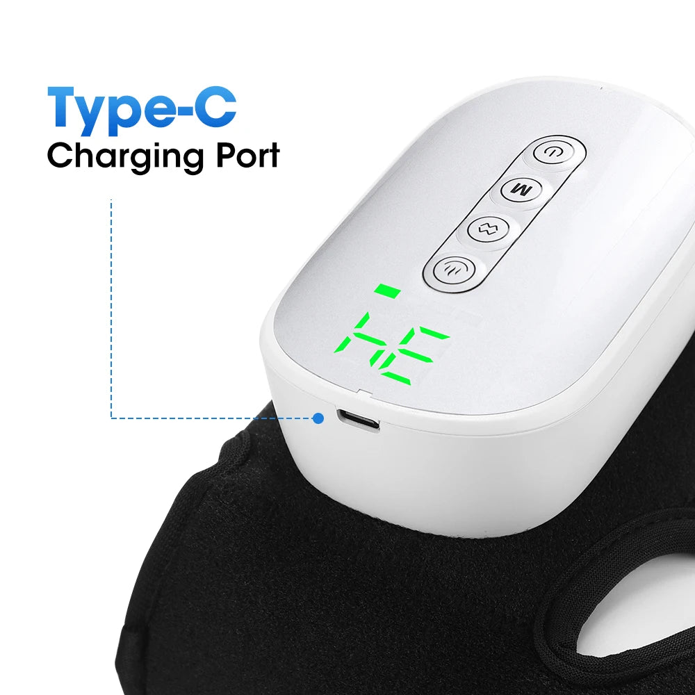 Wireless Air Pressure Ankle Massager | Electric Heating & Vibration