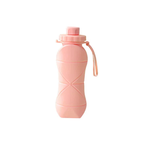 600ml Portable Folding Silicone Water Bottle | Ideal for Outdoor Activities