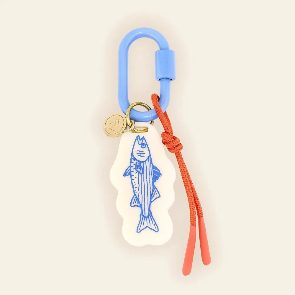 Retro Acrylic Charms Keyring | Cute Woven Pendant for Bags