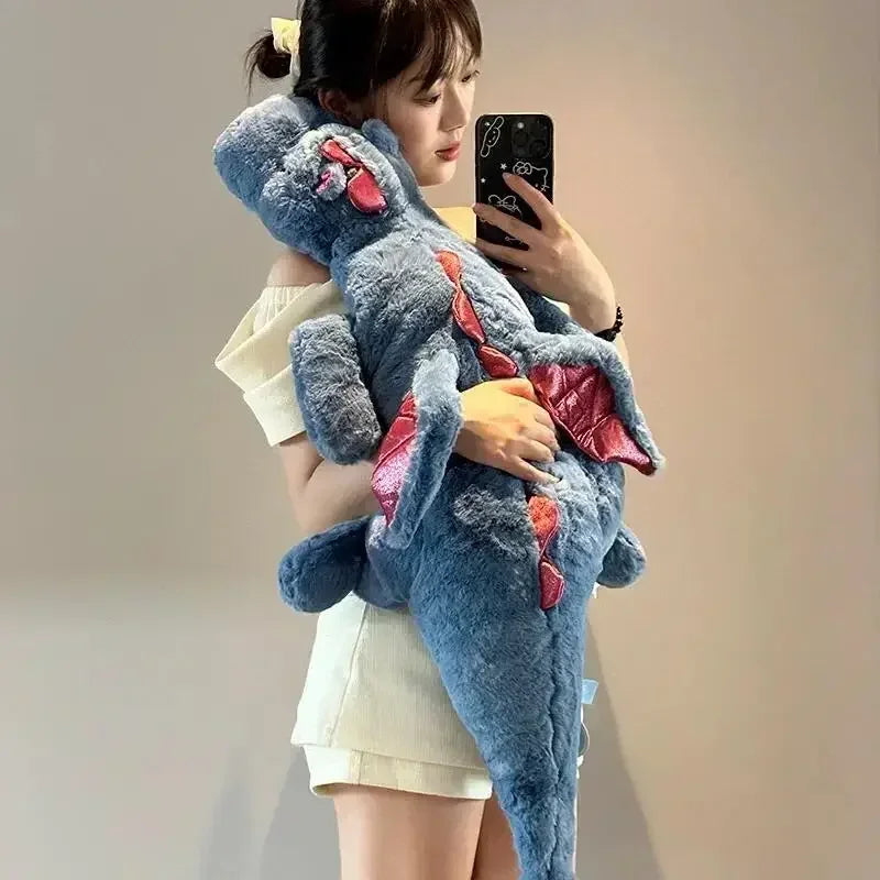 Flying Dragon Plush Doll Throw Pillow | Soft Toy for Kids